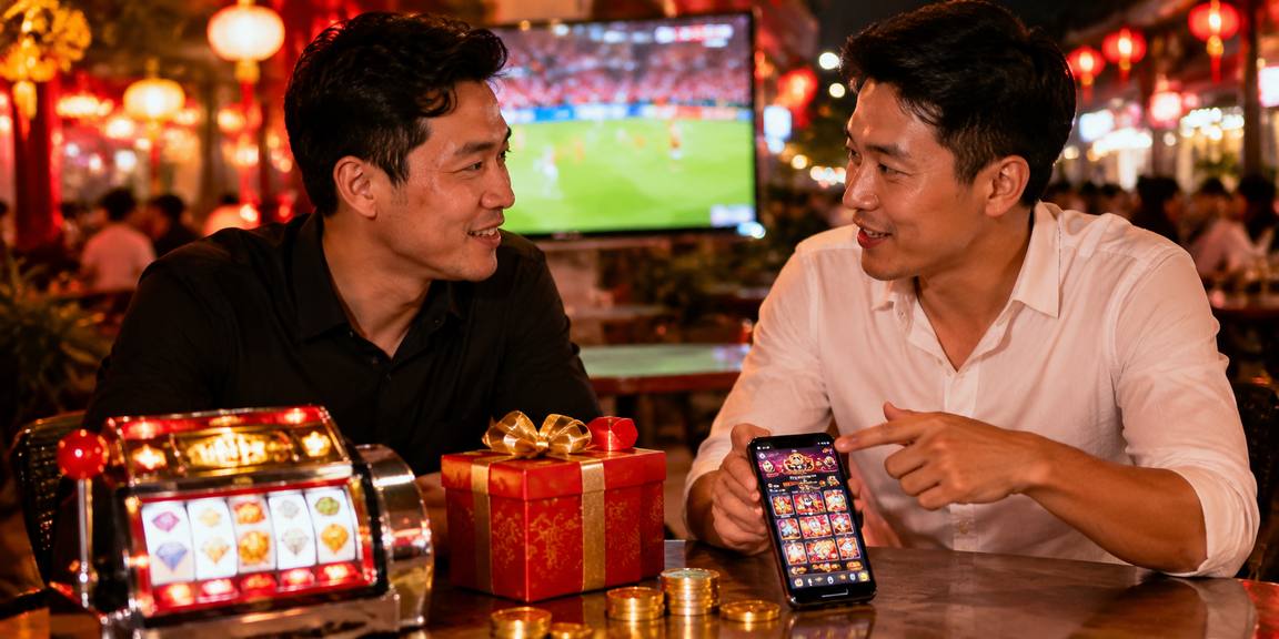 Không khí chợ đêm Hội An lung linh bên cạnh màn hình slot game rực rỡ
